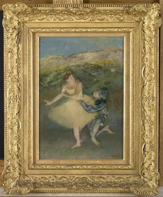 Arlekin i Kolumbina - Edgar Degas
