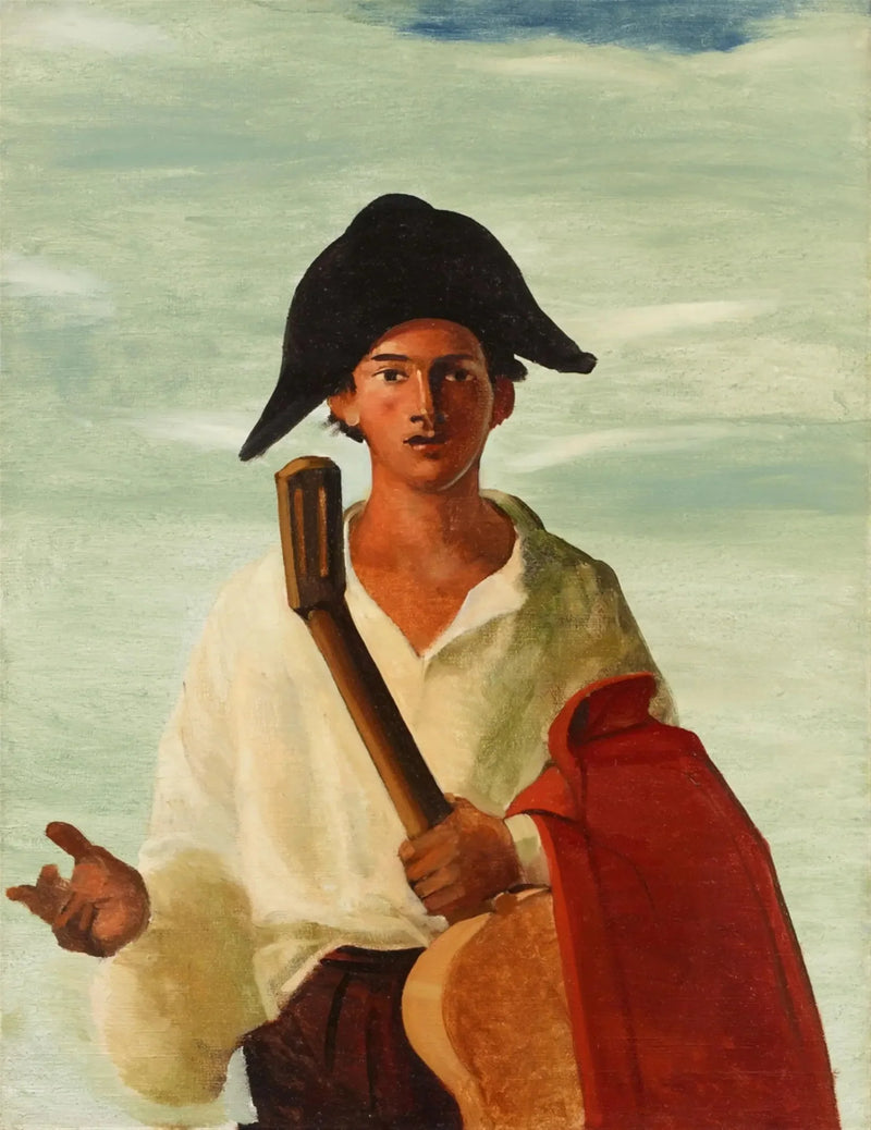 Arlekin trzymający gitarę - André Derain