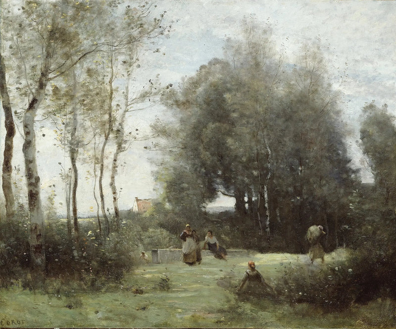 Arleux-Palluel, Most spotkań - Jean-Baptiste Camille Corot