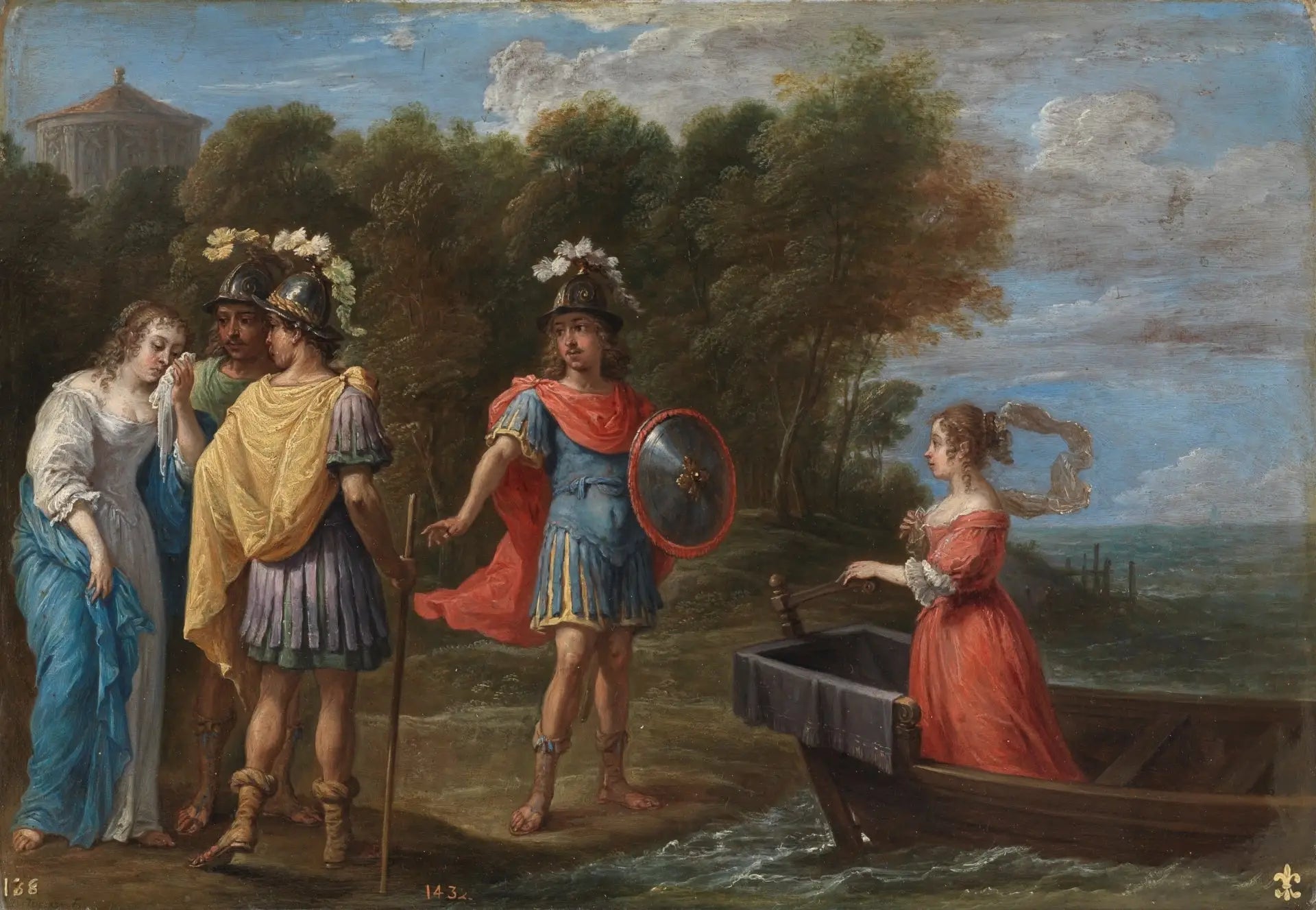 Armide et Renaud - David Teniers le Jeune image 1 reproduction artisanale de tableau