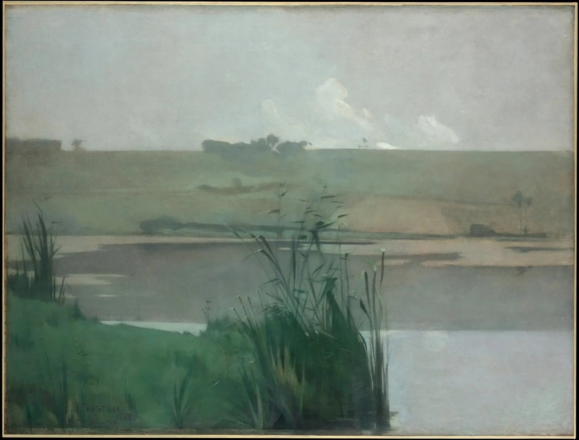 Arques-la-Bataille - John Henry Twachtman image 1 tableau peint à l’huile sur toile