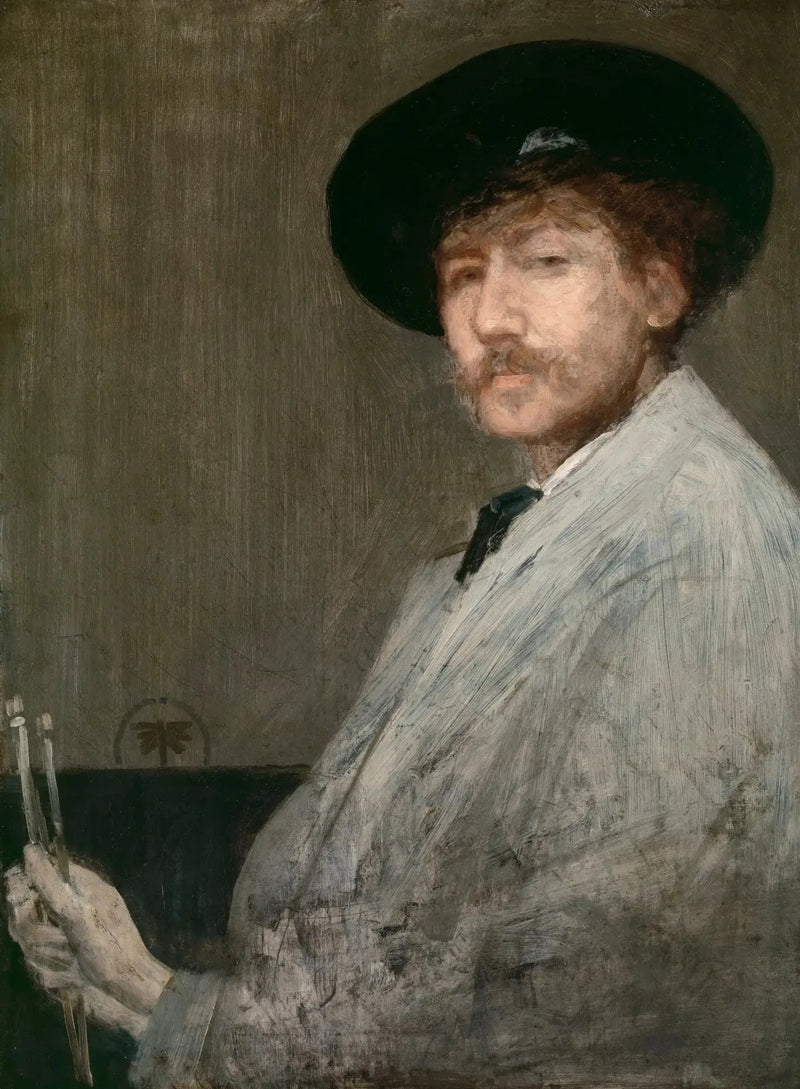 Ułożenie w szarości: portret malarza - James Abbott McNeill Whistler