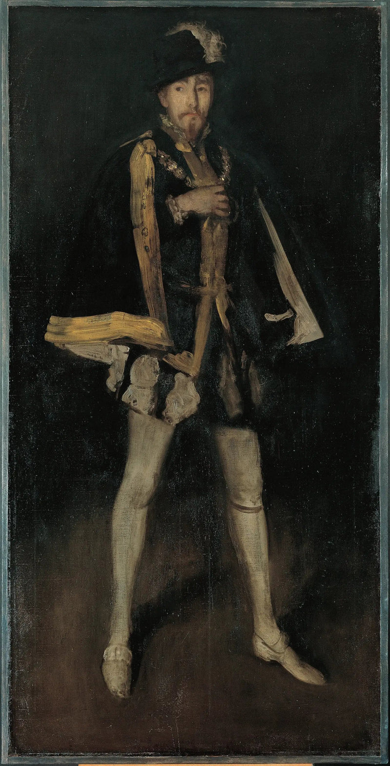 Ułożenie w czerni, nr 3: Sir Henry Irving w roli Filipa II Hiszpańskiego - James Abbott McNeill Whistler