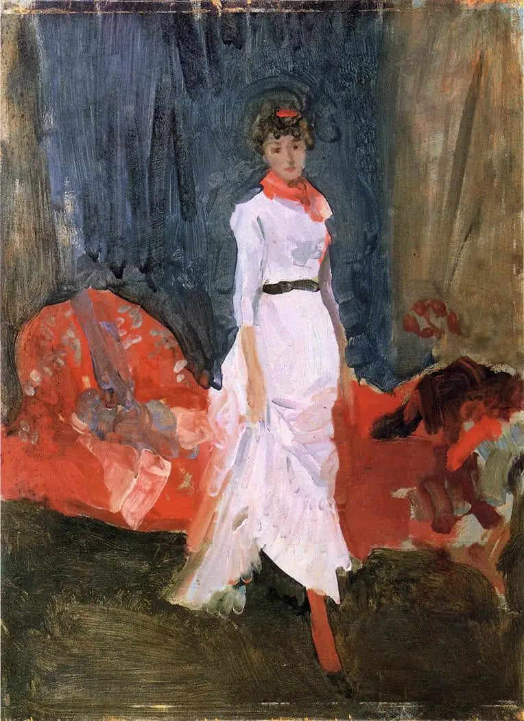 Ułożenie w różu, czerwieni i fiolecie - James Abbott McNeill Whistler