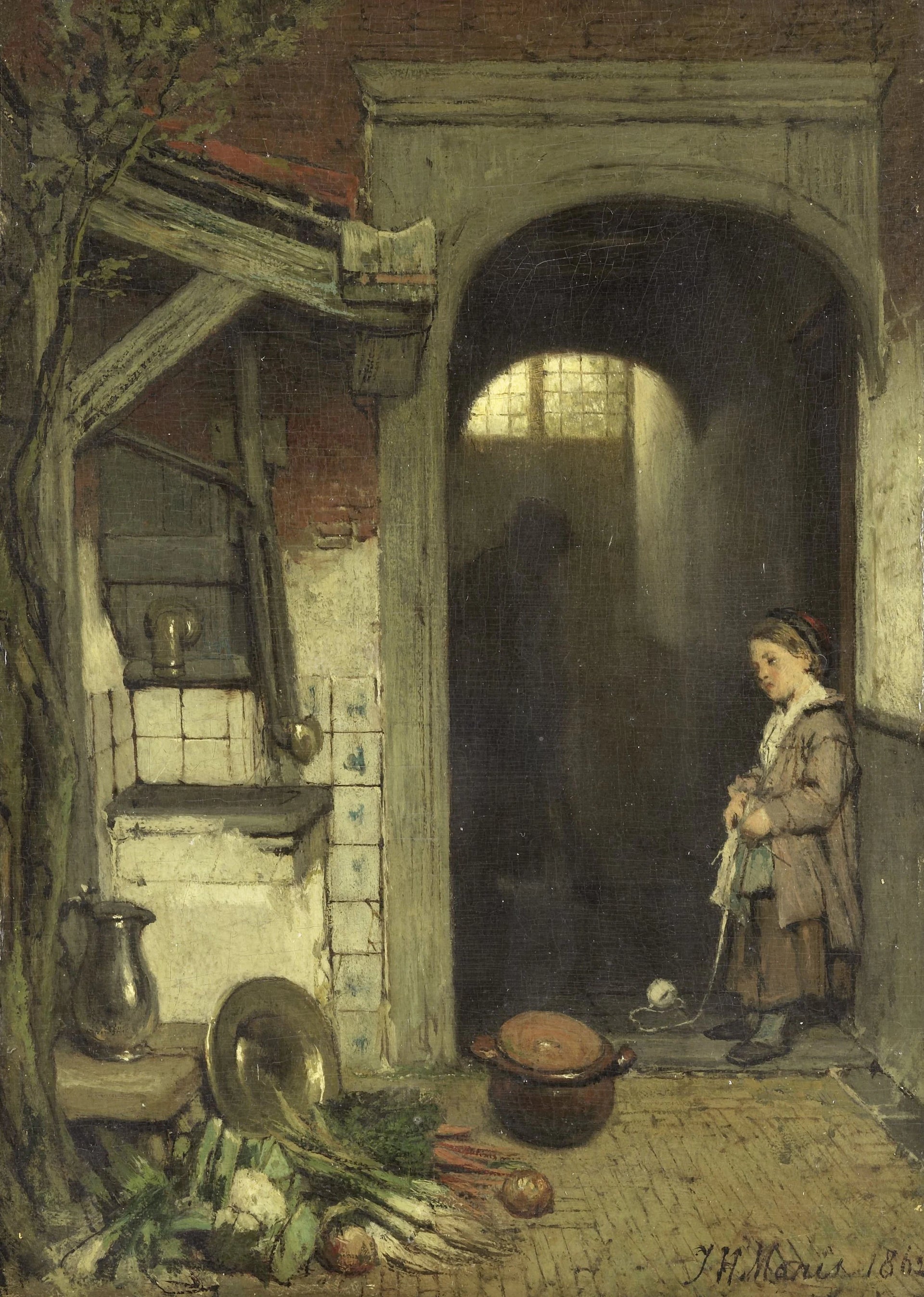Arrière-cour - Jacob Maris