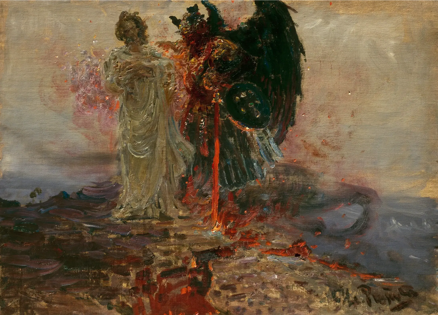 Tylko za mną, Szatan - Ilya Repin