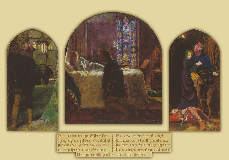 La Veille de la Sainte-Agnès - Arthur Hughes