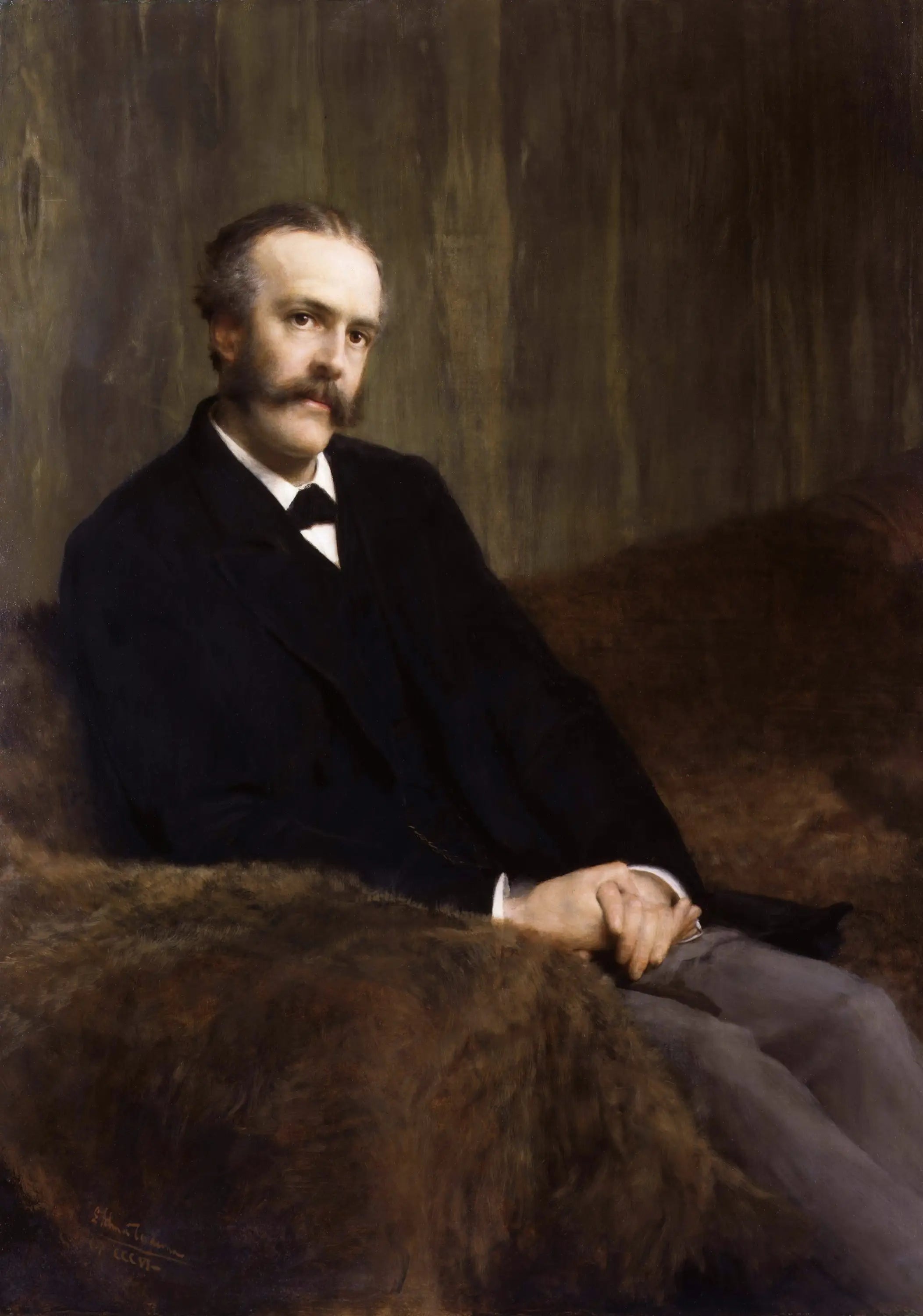 Arthur James Balfour, 1er comte de Balfour - Lawrence Alma-Tadema image 1 copie peinte à la main à l’huile