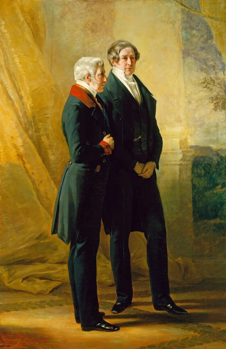 Arthur Wellesley, pierwszy książę Wellington, z Sir Robert Peel - Franz Xaver Winterhalter