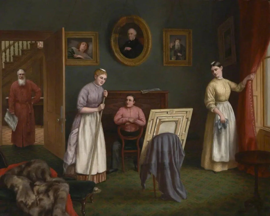 Artysta w swoim atelier - Fitz Henry Lane