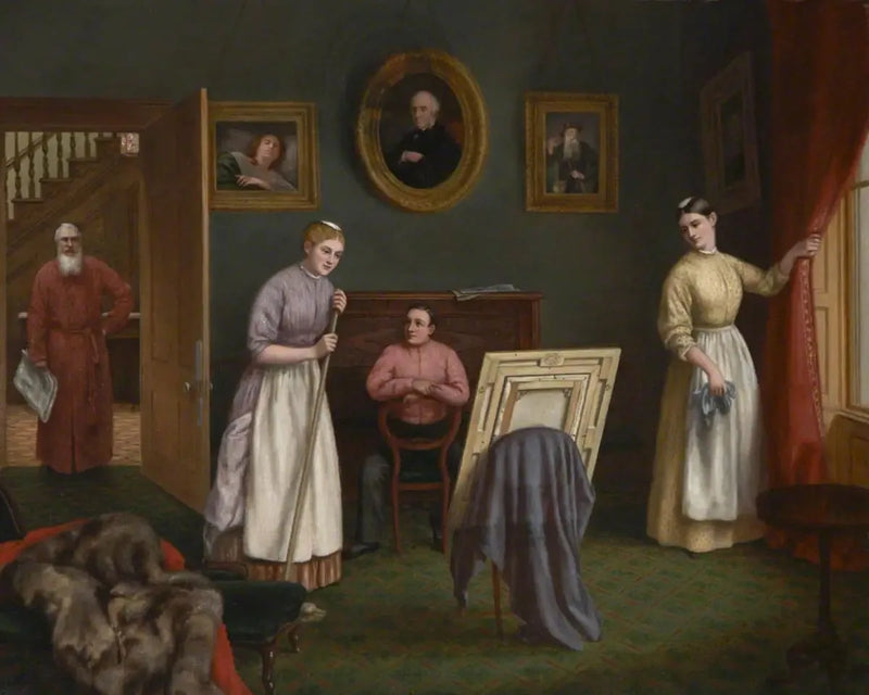 Artysta w swoim atelier - Fitz Henry Lane