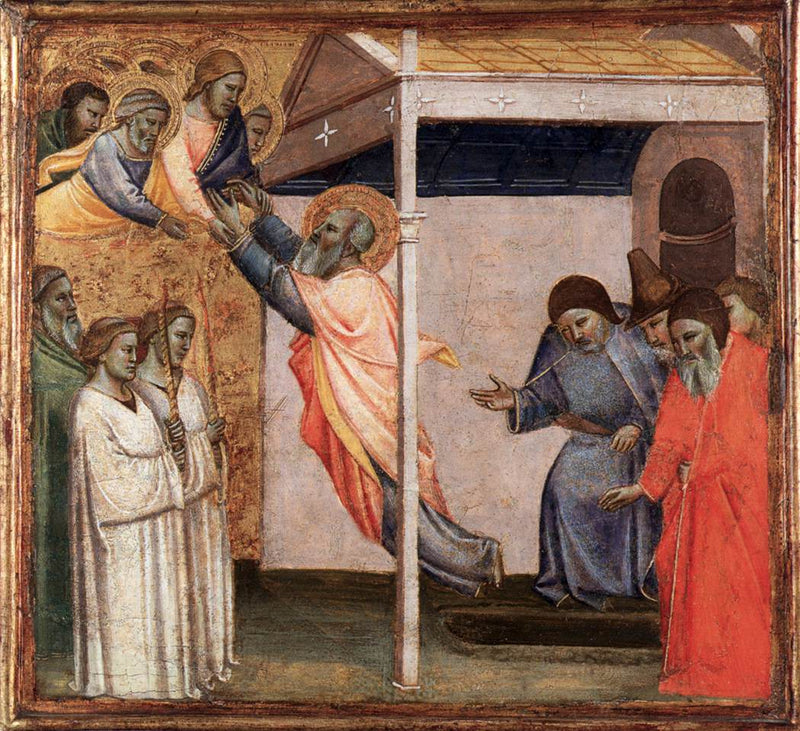 Wniebowzięcie świętego Jana - Taddeo Gaddi
