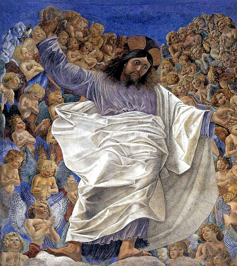 Ascension du Christ - Melozzo de Forlì image 1 reproduction de peinture à l’huile