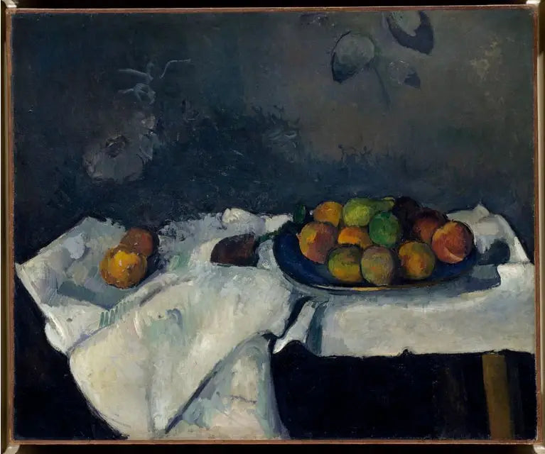 Talerz z brzoskwiniami - Paul Cézanne