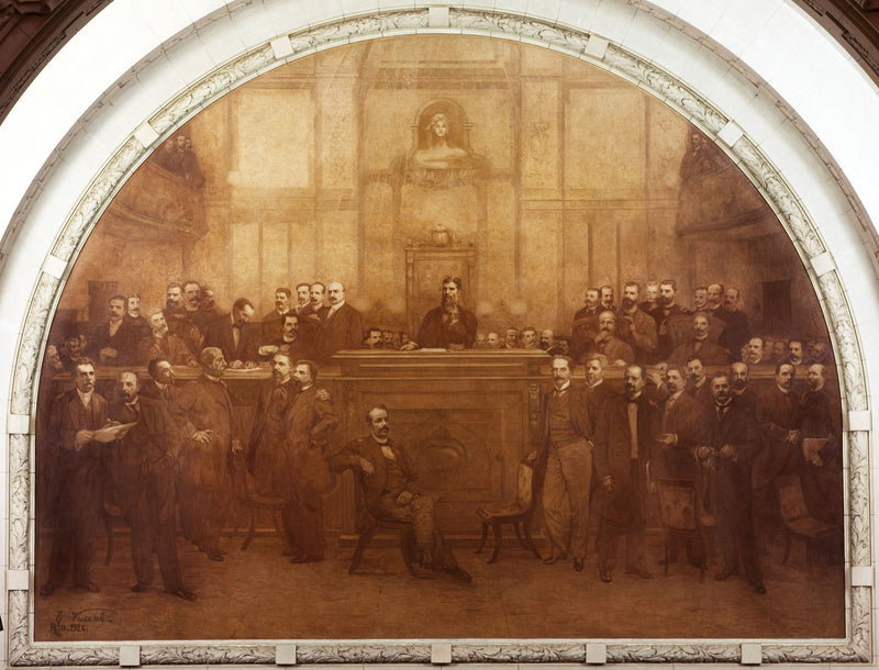 Assinature de la Constitution de 1891 - Eliseu Visconti