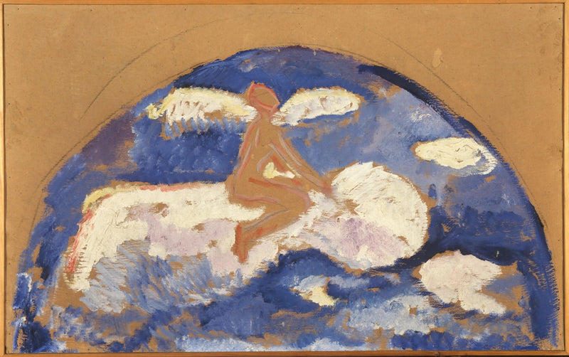Siedząc na chmurze - Edvard Munch