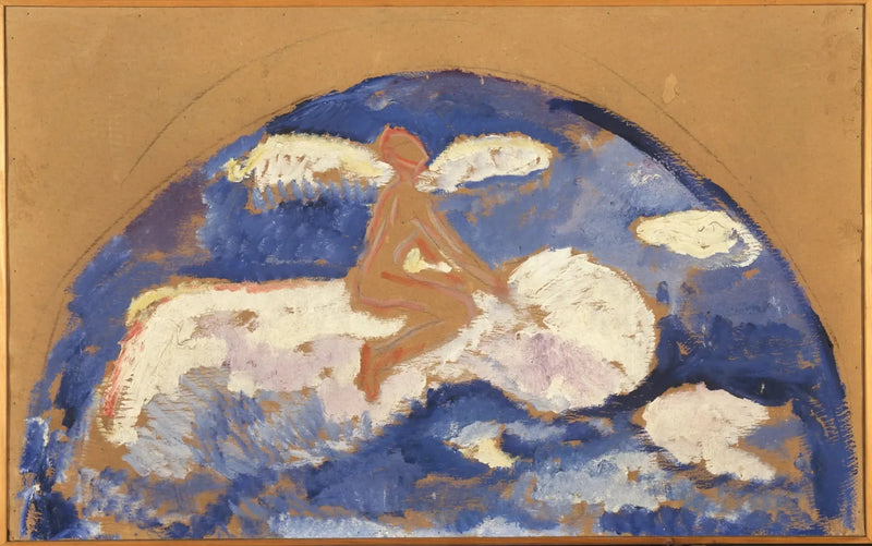 Siedząc na chmurze - Edvard Munch