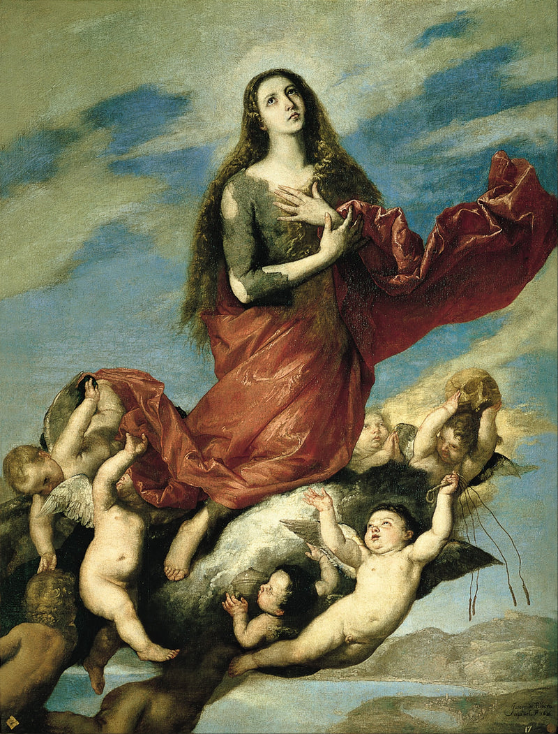 Asunción de la Magdalena, autor José de Ribera - Jusepe de Ribera