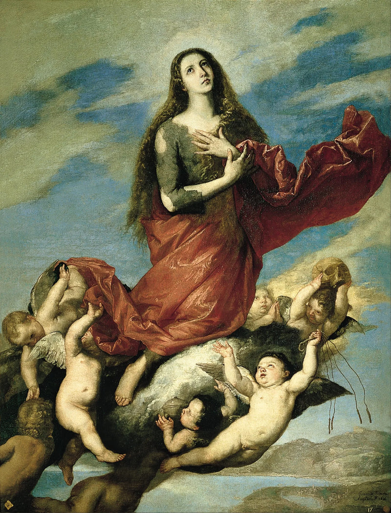 Asunción de la Magdalena, autor José de Ribera - Jusepe de Ribera