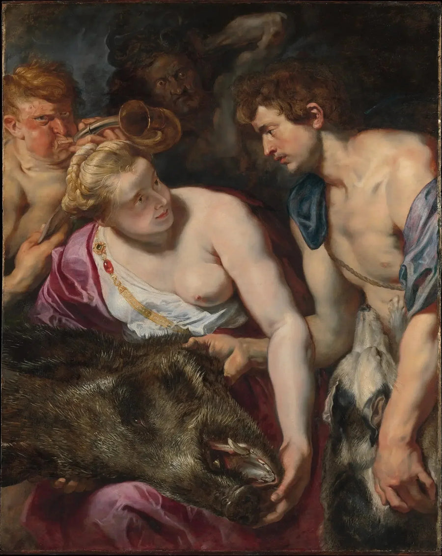 Atalanta i Meleager - Peter Paul Rubens