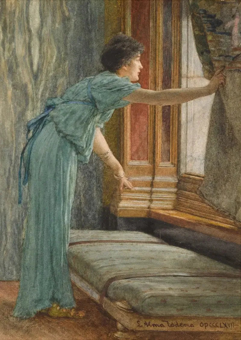 Oczekiwanie (Niecierpliwy) - Lawrence Alma-Tadema