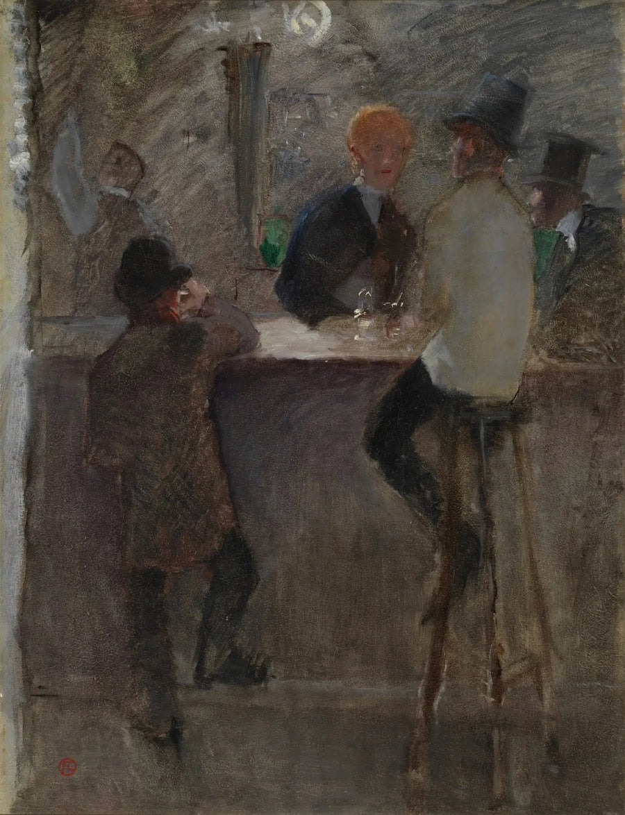W Barze - Henri de Toulouse-Lautrec