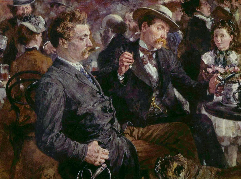 W Biergarten - Adolph von Menzel