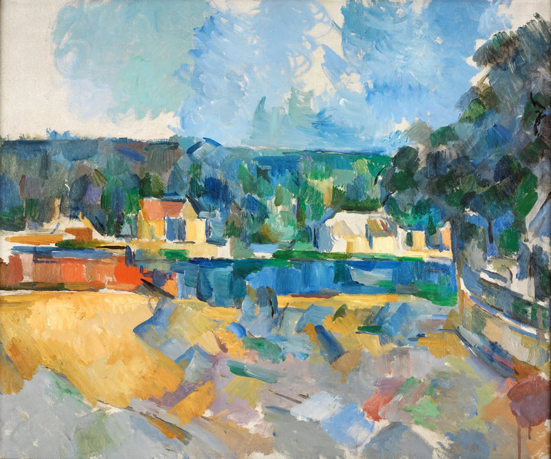Nad brzegiem rzeki - Paul Cézanne