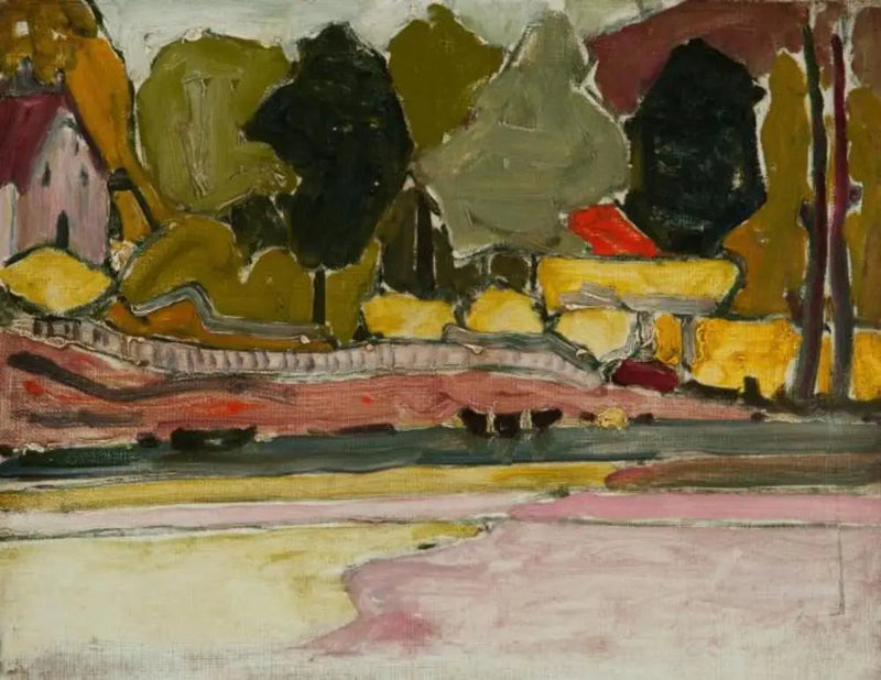 Nad brzegiem rzeki - Piet Mondrian