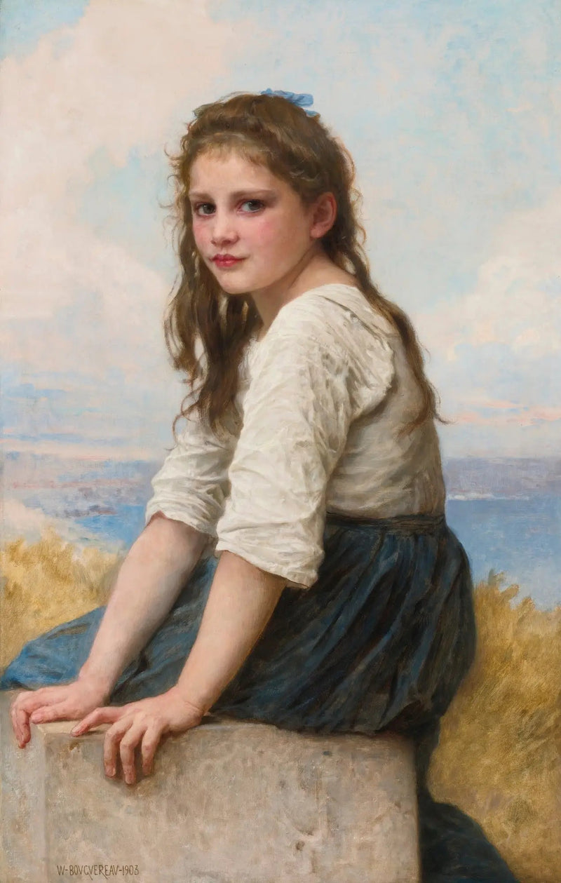 Nad brzegiem morza - Bouguereau