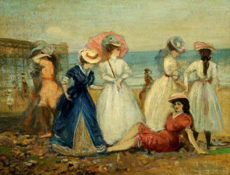Nad brzegiem morza - Charles Conder