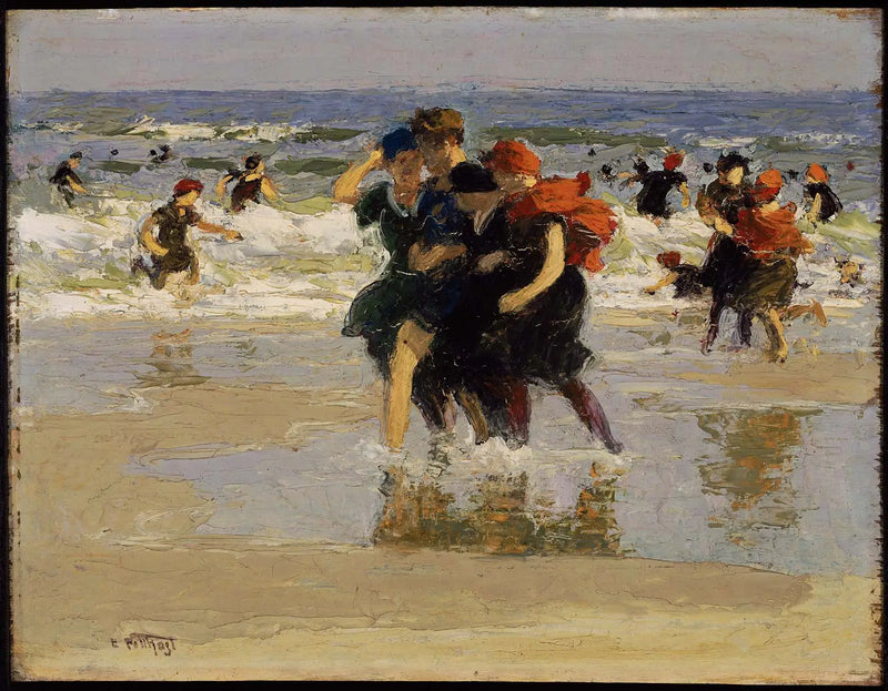 Nad brzegiem morza - Edward Henry Potthast
