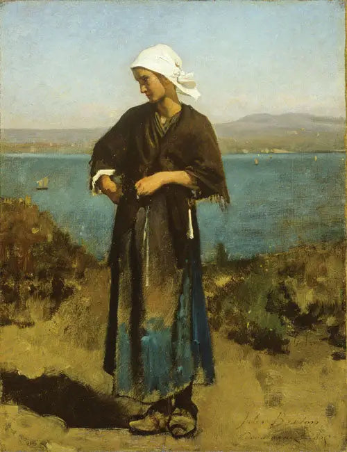 Nad morzem - Jules Breton