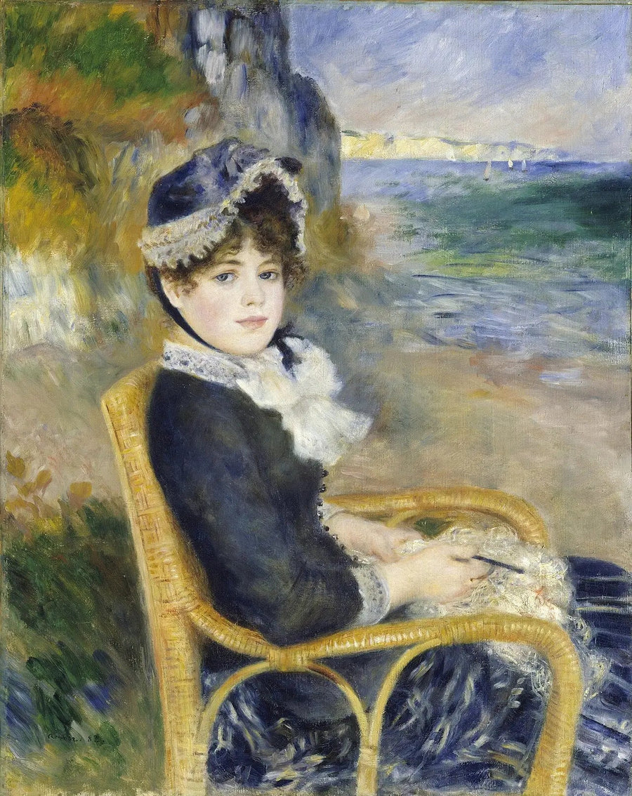 Nad brzegiem morza - Pierre-Auguste Renoir
