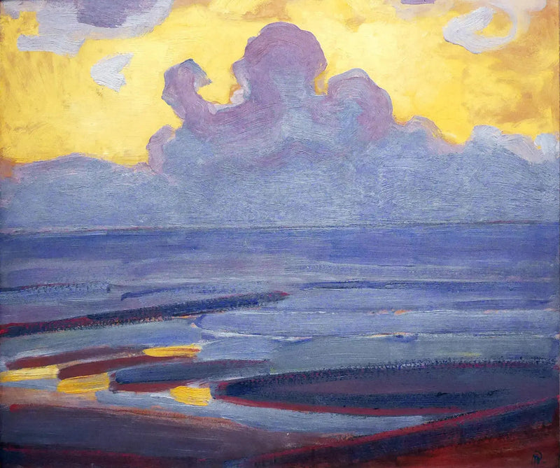 Nad brzegiem morza - Piet Mondrian