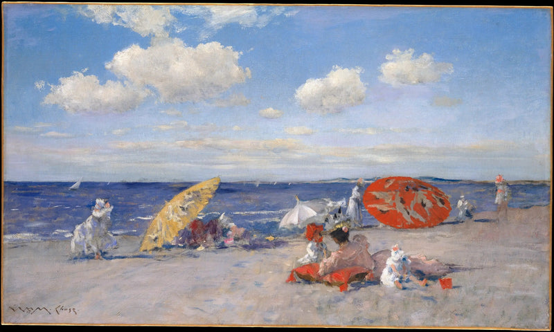 Nad brzegiem morza - William Merritt Chase