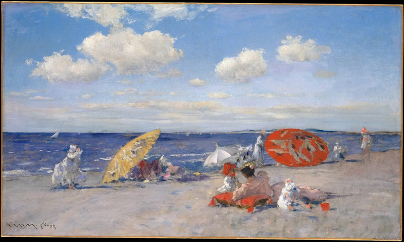 Nad brzegiem morza - William Merritt Chase