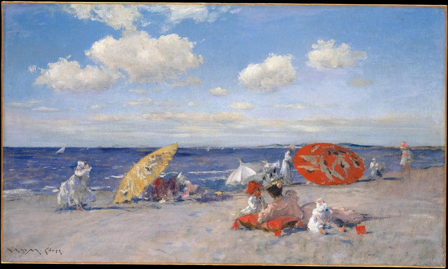 Nad brzegiem morza - William Merritt Chase