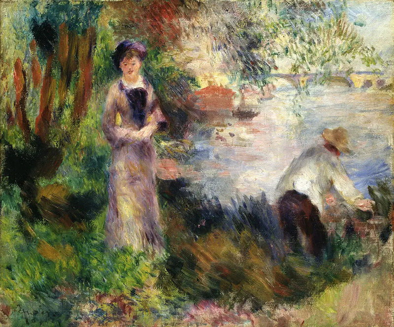 Nad brzegiem Sekwany w Argenteuil - Pierre-Auguste Renoir