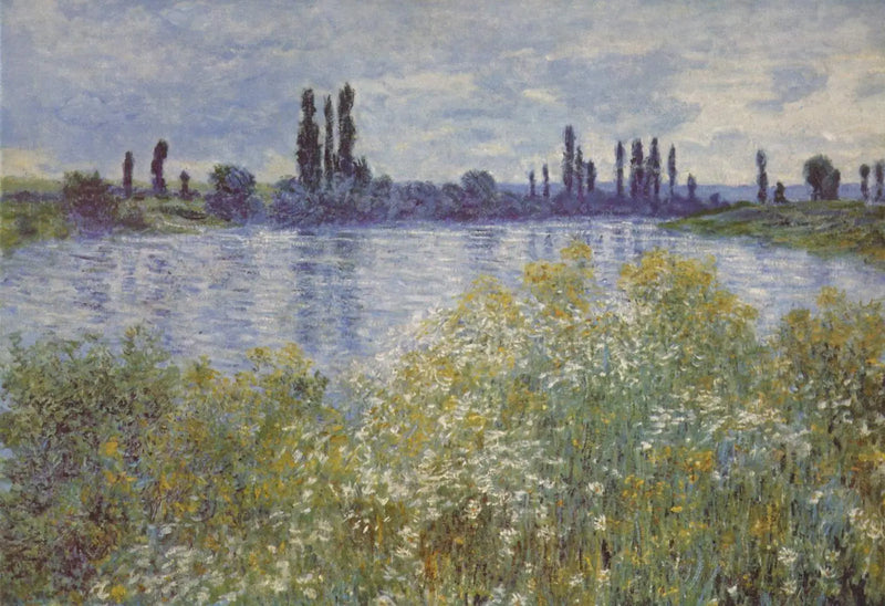 Nad brzegiem Sekwany, blisko Vétheuil - Claude Monet