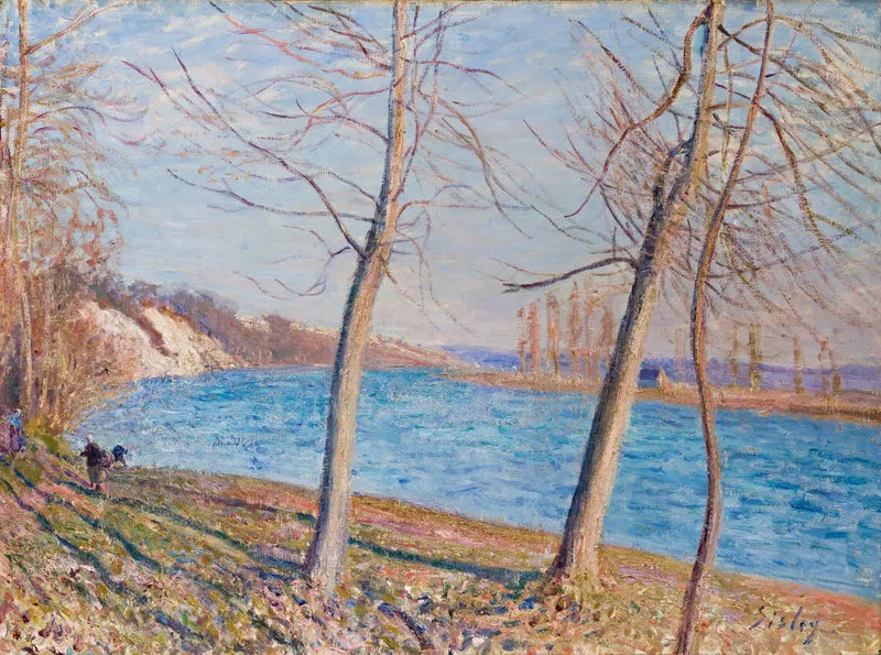 Nad brzegiem Loing - Alfred Sisley
