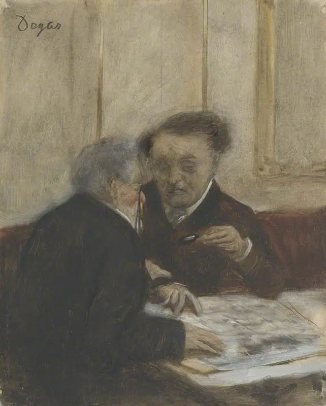 W Kawiarni Châteaudun - Edgar Degas
