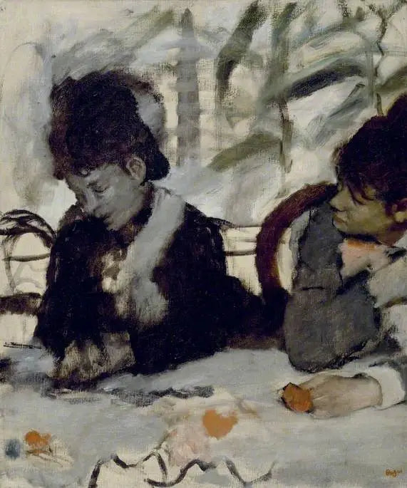 W Kawiarni - Edgar Degas