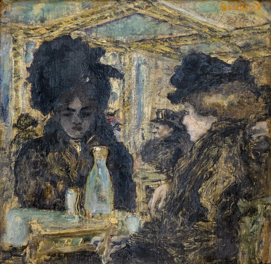 W kawiarni - Pierre Bonnard