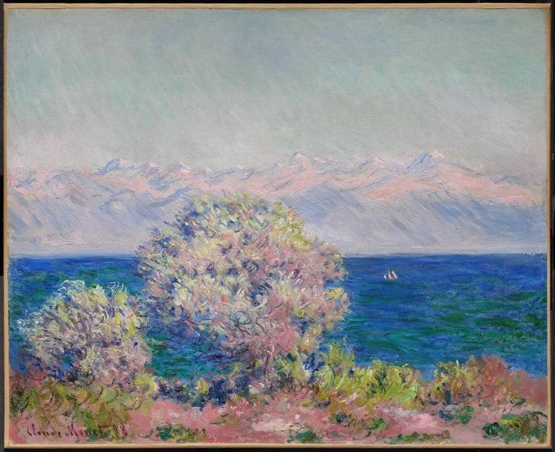 W Cap d'Antibes przy wietrze mistral - Claude Monet