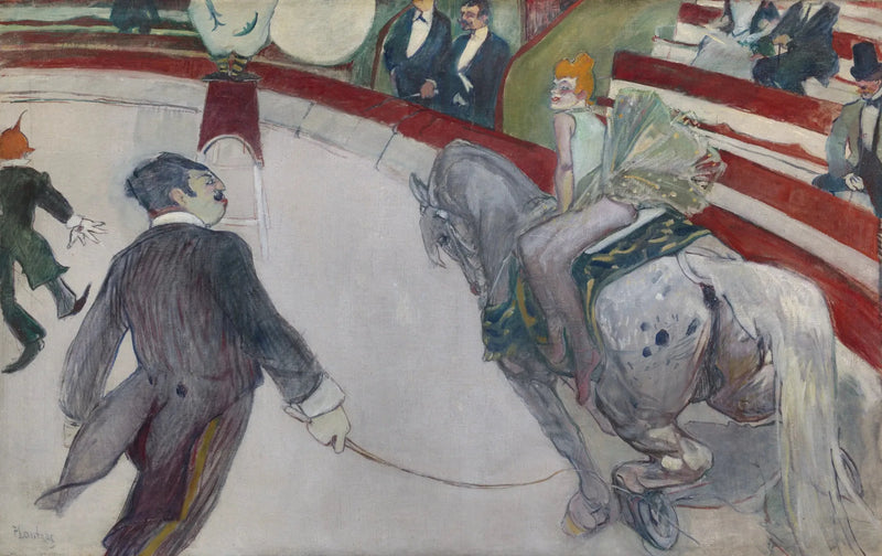 Na cyrku Fernando, akrobatka - Henri de Toulouse-Lautrec