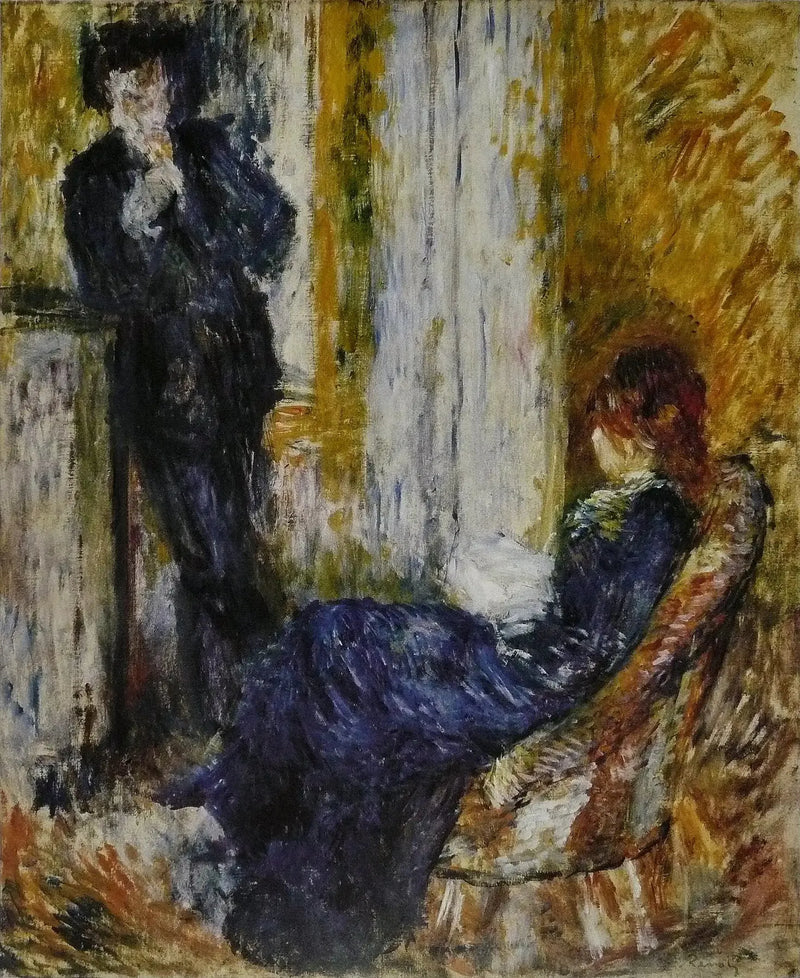 Przy kominku - Pierre-Auguste Renoir