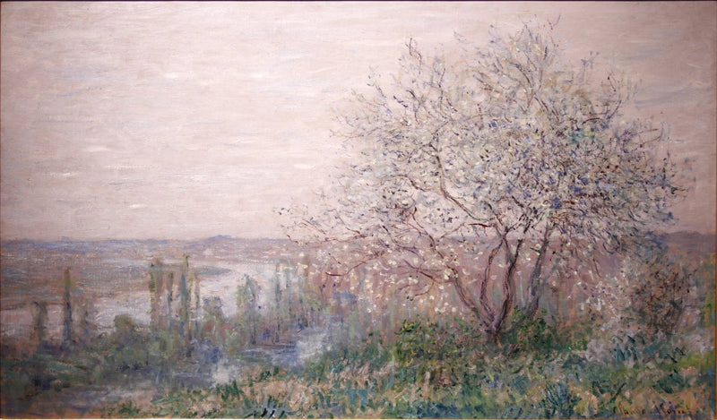 Nad Vétheuil, efekt wiosny - Claude Monet