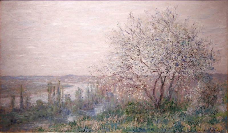Nad Vétheuil, efekt wiosny - Claude Monet