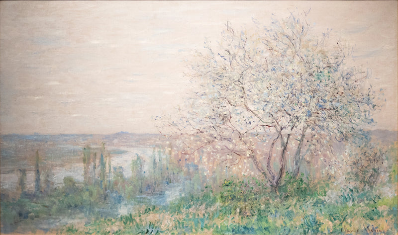 Powyżej Vétheuil efekt sprężyny W587 - Claude Monet